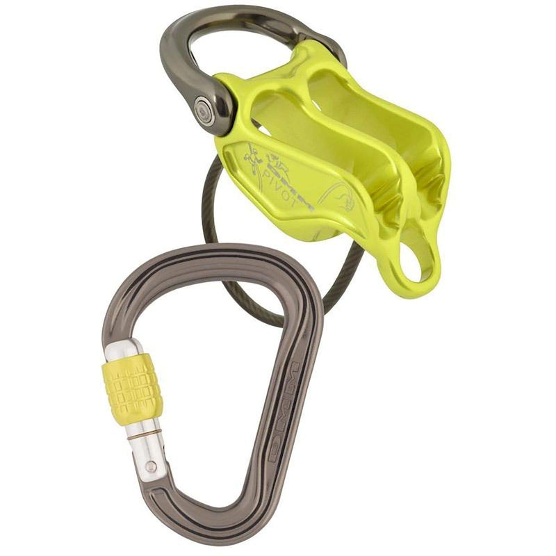 DMM Pivot Belay Device Lime One Size - BeesActive Australia