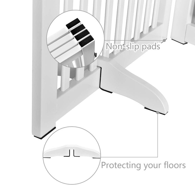 WELLAND Support Feet for 360 Degree Configurable Gate Collection, White, A Pair 2 Count (Pack of 1) - BeesActive Australia