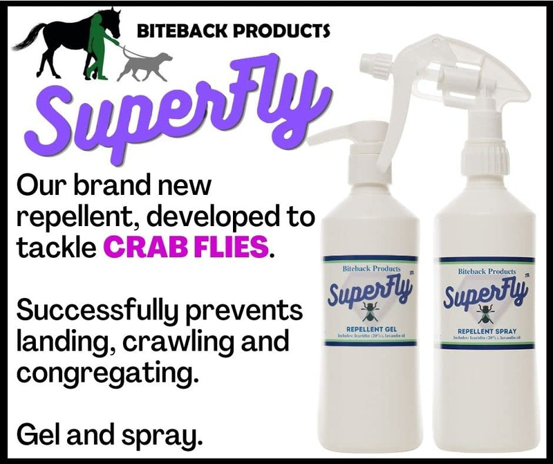 Biteback Products 'Superfly'™ Gel - Ultimate Insect Midge Fly Repellent - Icaridin Picaridin Lavandin 500ml - BeesActive Australia