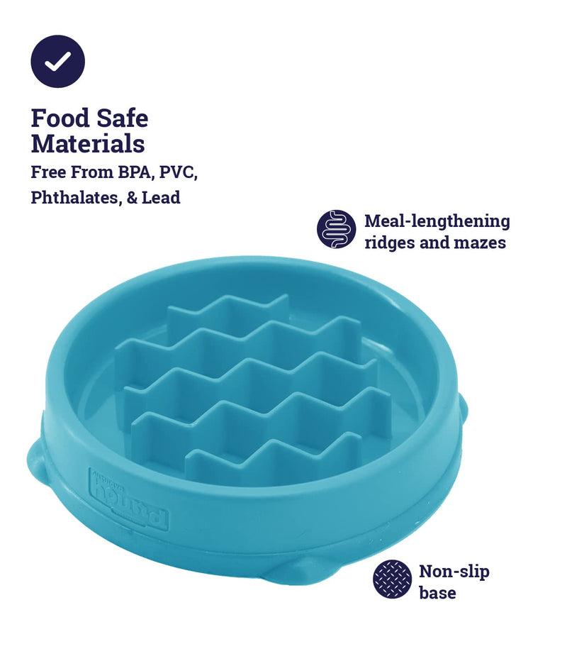 Petstages Interactive Cat Puzzles, Slow Feeders, and Treat Dispensing Toys Feeder Blue Fun Feeder - BeesActive Australia