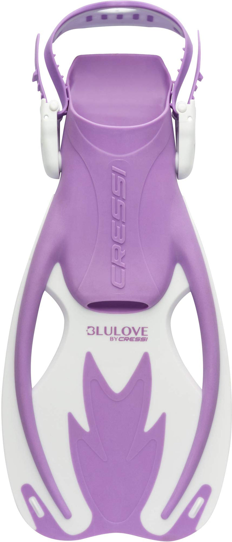 [AUSTRALIA] - Cressi Kids Snorkeling Gear for Children aged from 3 to 8 years old - Rocks: designed in Italy S/M | US Youth 1/3 | EU 32/34 Fins: Lilac/White 
