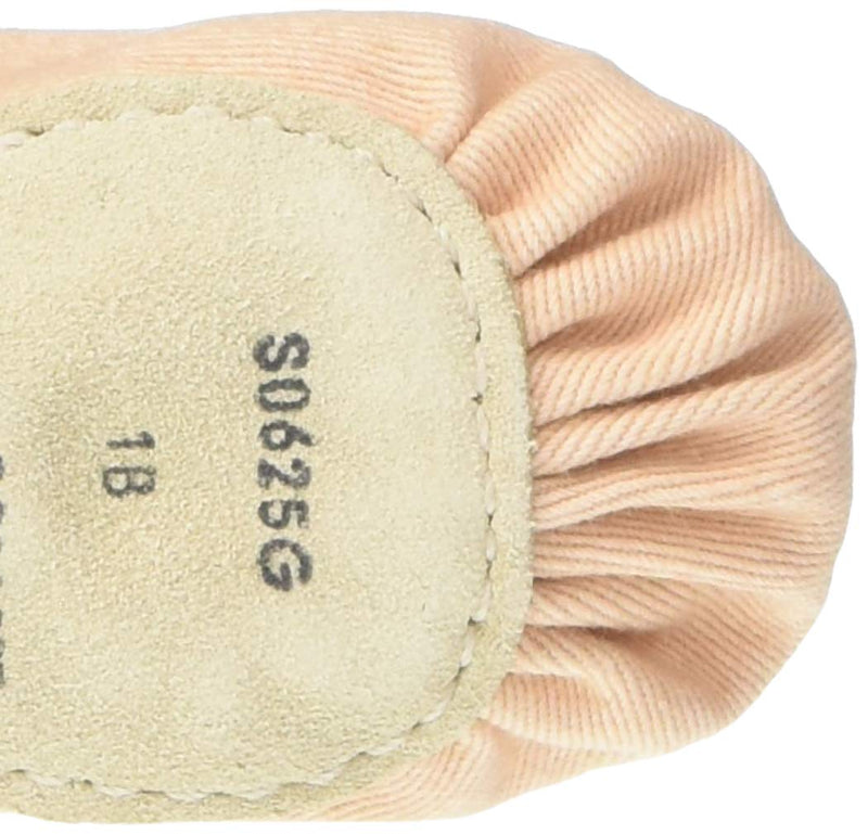 [AUSTRALIA] - Bloch Dance Girl's Synchrony Split Sole Stretch Canvas Ballet Slipper / Shoe 13 Little Kid Pink 