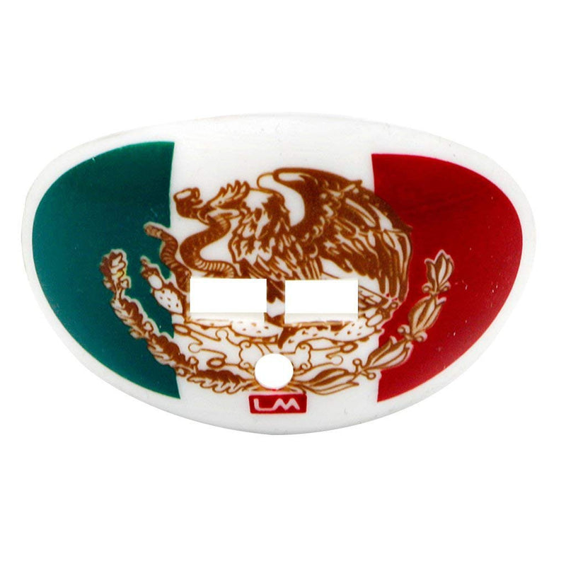[AUSTRALIA] - Loudmouth Football Mouth Guard | Flags (multiple Colors) Adult and Youth Mouth Guard | Flag Design Mouth Piece for Sports | Maximum Dual Action Air Flow Mouth Guards | Pacifier Lip and Teeth Protector Flag of Mexico 