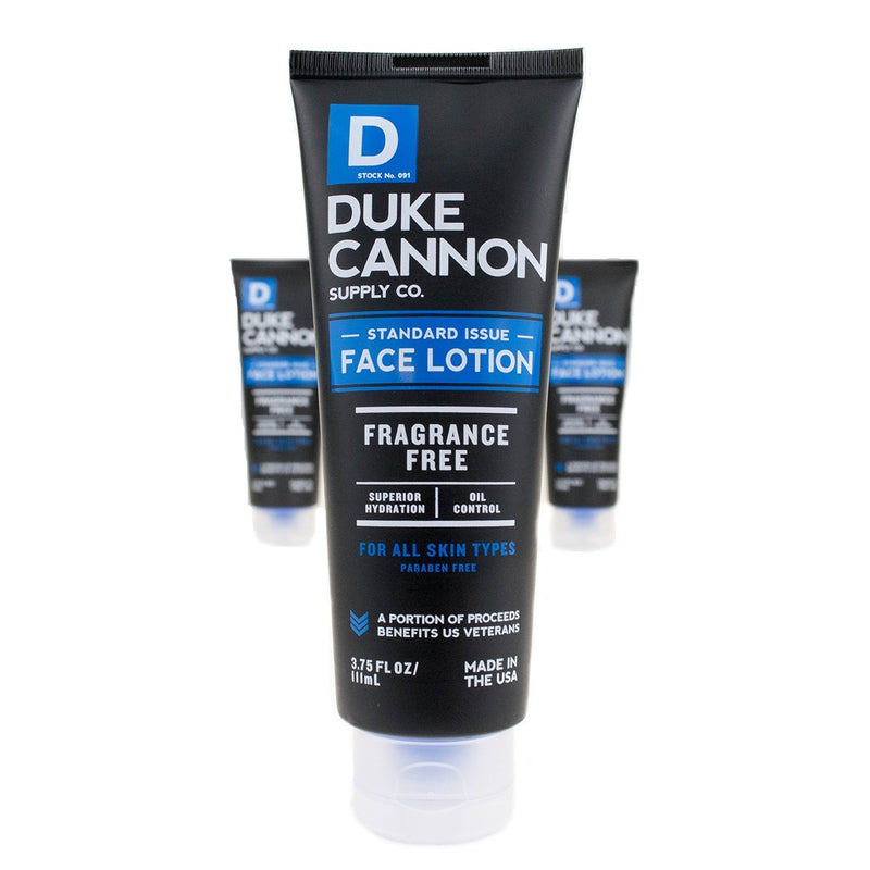Duke Cannon Supply Co. - Mens Winter Defense Kit (3 Piece Set) Includes Bloody Knuckles Hand Repair Balm, Cannon Balm Lip Protectant, and Standard Issue Face Lotion - BeesActive Australia