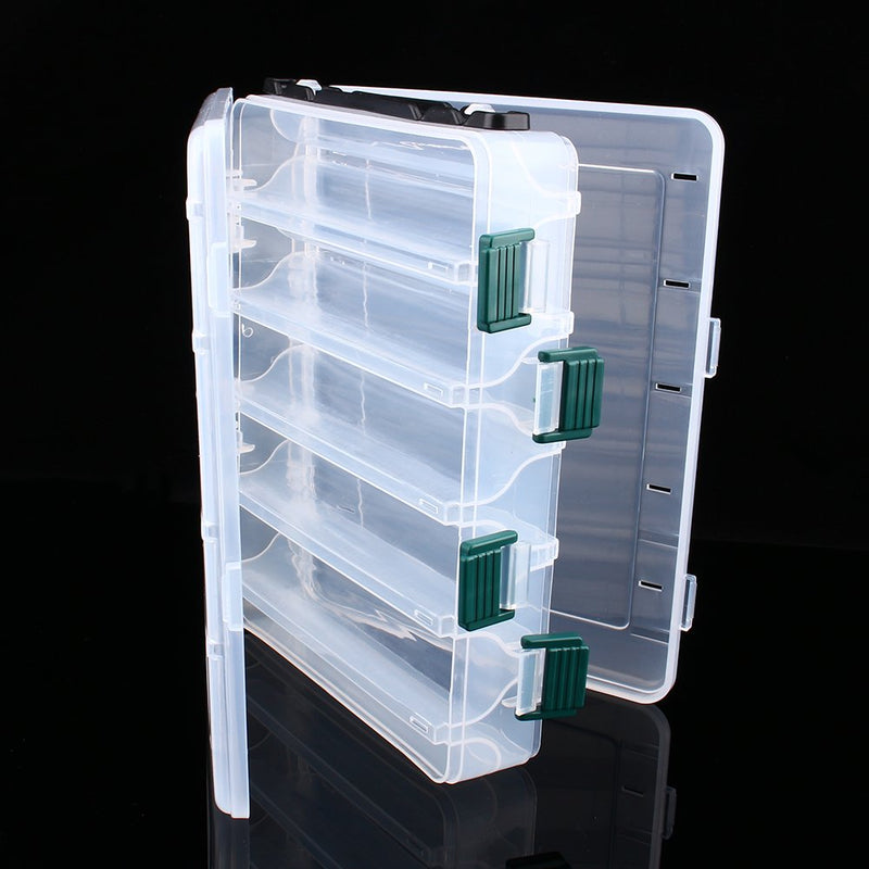 Double Sided Fishing Lures Tackle Hooks Baits Case,12 Compartments Plastic Fishing Case Lure Box Tackle TwoSided Storage Containers Large - BeesActive Australia