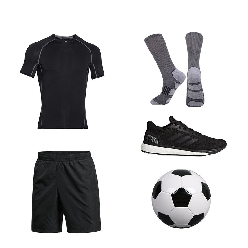 JOYNÉE Mens 6 Pack Athletic Cushion Crew Socks Performance Running Socks Grey 1(6 Pairs) - BeesActive Australia