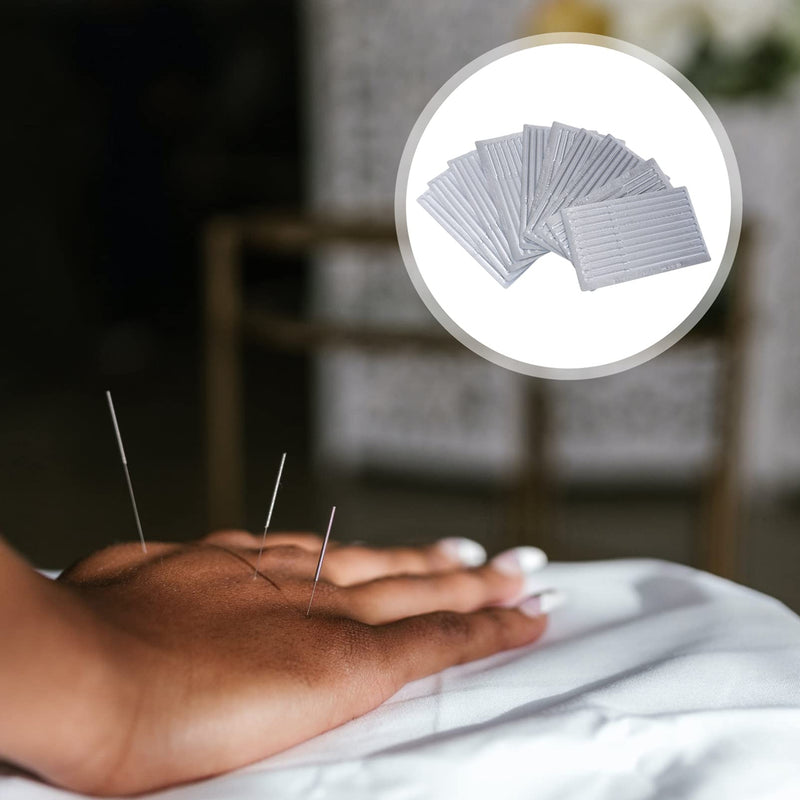 Artibetter 100PCS Acupuncture Pins Disposable Sterile Massage Pins for Muscle Relax Pain Relieving 4.1 Inch - BeesActive Australia