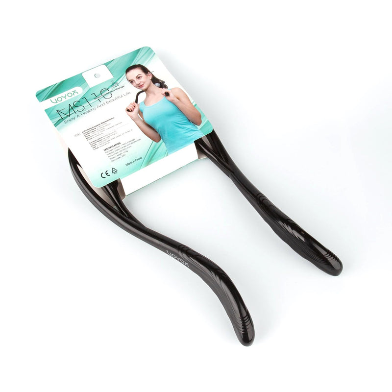 VOYOR Handheld Neck Massager with Dual Trigger Points, Deep Tissue Shiatsu for Muscle Pain Relief, Ergonomic Handle, Portable for Home & Office MS110 - BeesActive Australia