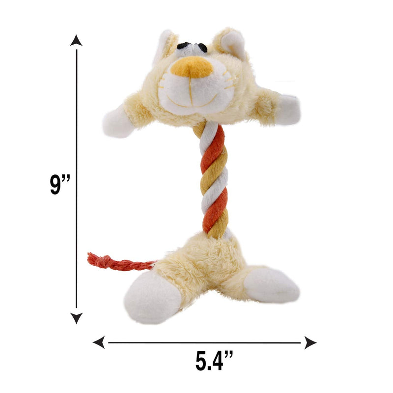 Hartz Tiny Dog Heads n' Tails Plush Rope Dog Toy ( Color and Toy Design May Vary ) - BeesActive Australia