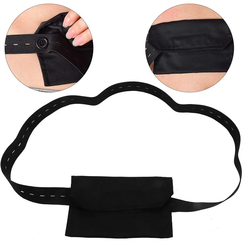 Peritoneal dialysis belt, adjustable peritoneal tube protection with adjustable button dialysis catheter fastener(Nero) Nero - BeesActive Australia