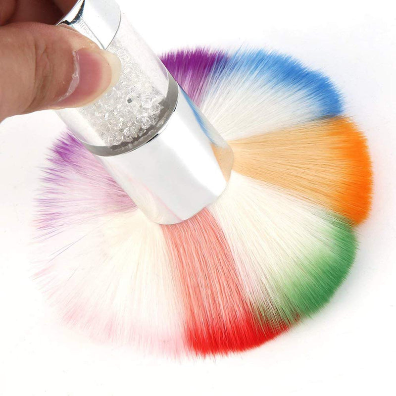 Nail Brushes Dust Cleaning for Acrylic UV Nails Art Powder Remover Manicure Pedicure Scrubbing Cleaner Tool Kits - BeesActive Australia