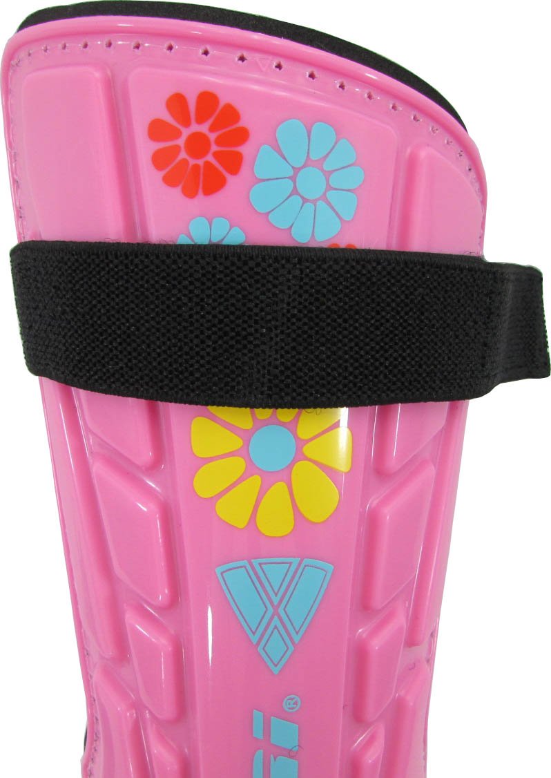 Vizari Blossom Shin Guard Pink/Blue X-Small - BeesActive Australia