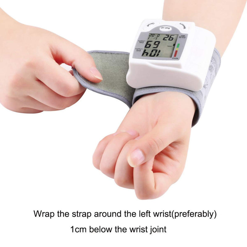 SOONHUA Blood Pressure Monitor, Automatic Digital Wrist Blood Pressure Monitor BP Cuff Machine Home Test Device for Home Use - BeesActive Australia