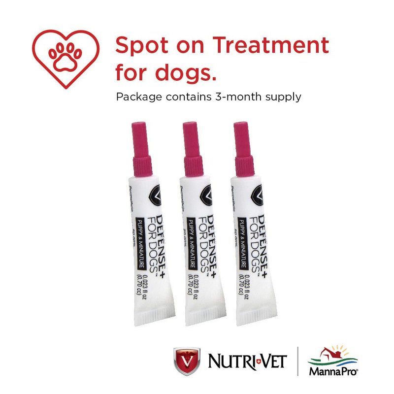 Nutri-Vet Defense Plus Flea & Tick Control for Puppies - BeesActive Australia