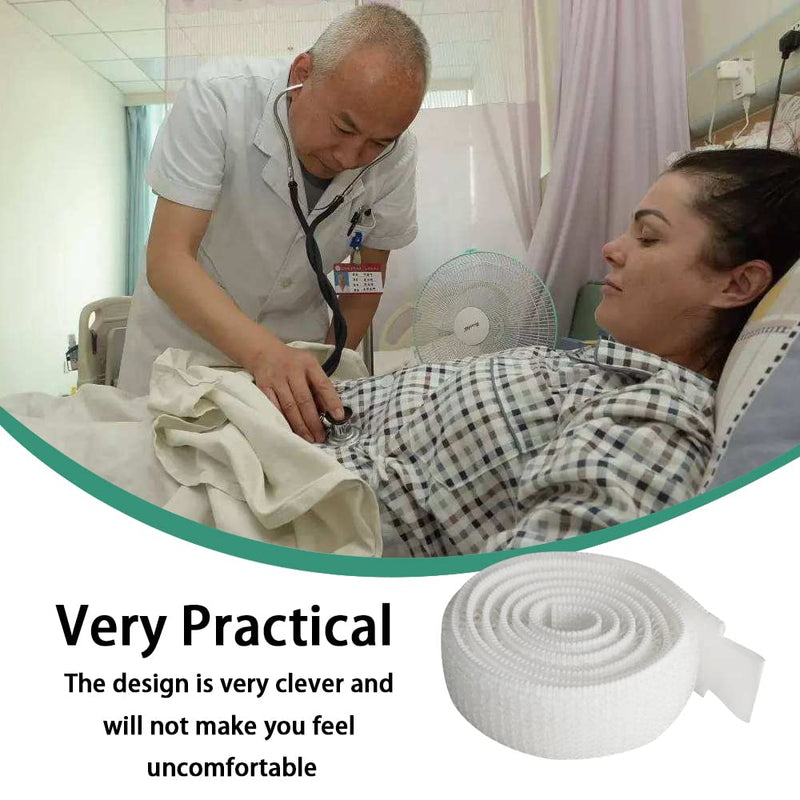 4 Pcs Catheter Leg Bag Straps Catheter Fixation Straps Leg Urinary Bag Fixation Tapes for Incontinence Urine Bag, White - BeesActive Australia