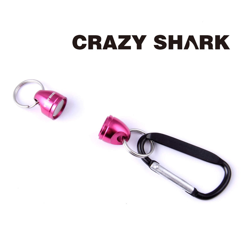 CRAZY SHARK Magnetic Net Release Aluminum Shell for Fly Fishing Pink - BeesActive Australia