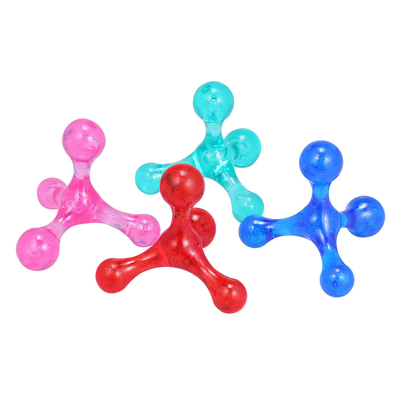 Layhou 4 Point Trigger Point Massager Trigger Point Reflexology Body Massager Trigger Point Body Massager for Back, Neck, Arms and Legs Blue - BeesActive Australia