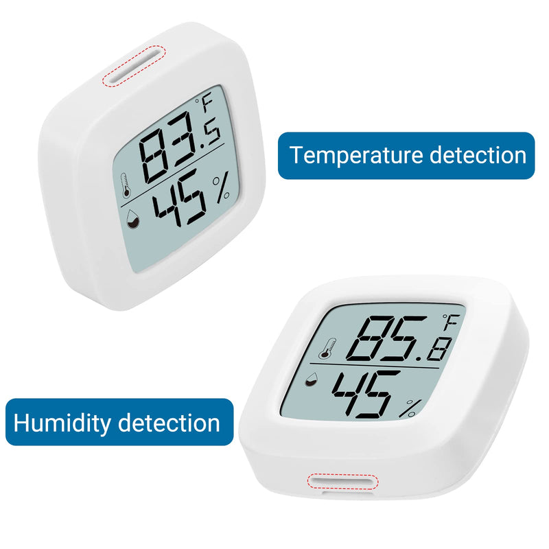 Aggforbl Digital Display Reptile Terrarium Thermometer Hygrometer High-Accuracy Reptile Tank Thermometer and Hygrometer Suitable for Reptiles and Amphibians 200 - BeesActive Australia