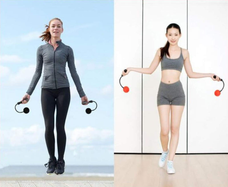 Jump Rope Weighted Cordless Fitness Ropes Skipping Ropeless Indoor Weight Exercise Training Jumping Rope - BeesActive Australia
