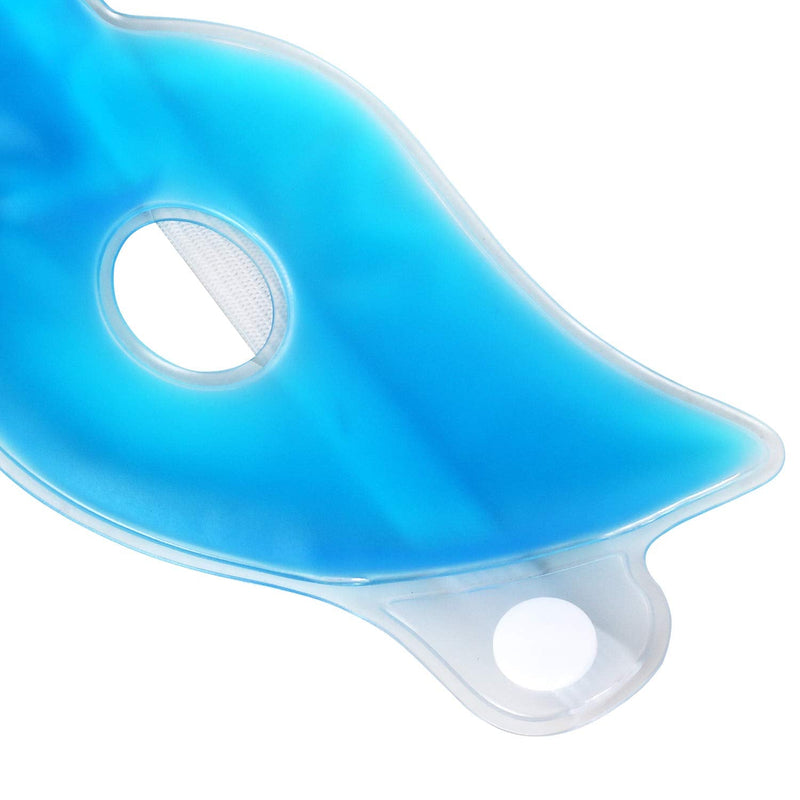 TRIXES Relaxing Gel Eye Mask with Holes - Cool and Hot Headache Tension Relief - Soothing for Puffy Eyes - BeesActive Australia
