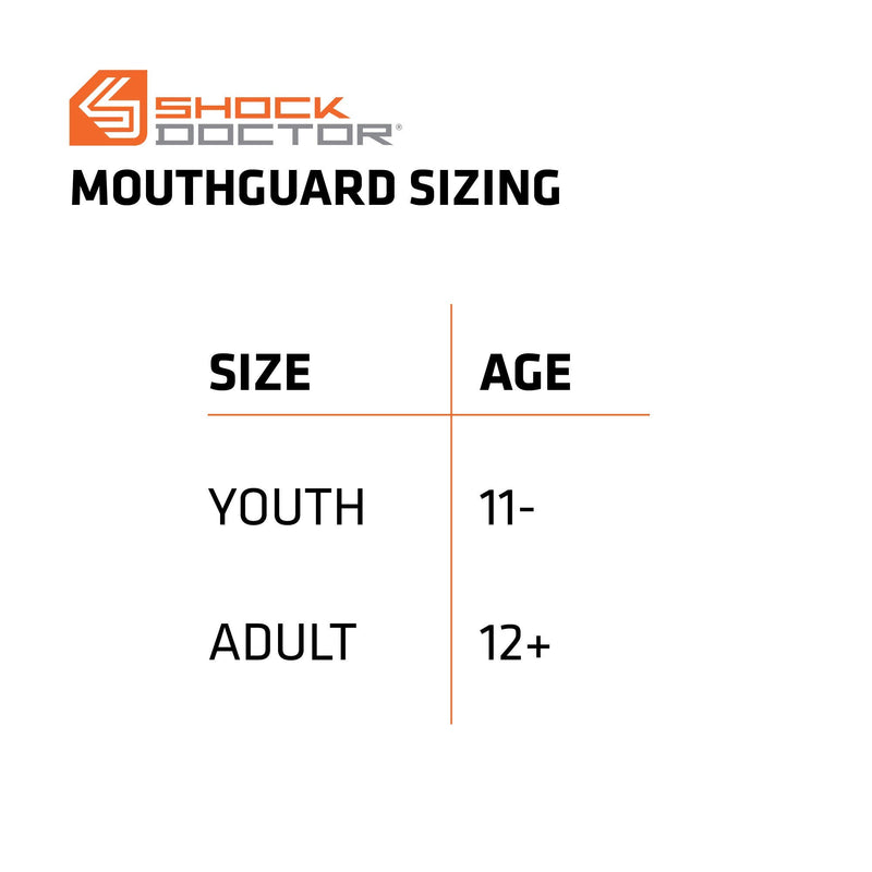 [AUSTRALIA] - Shock Doctor Basketball Mouthguard Trash Talker. Low Profile Mouth Guard for Basketball. Easy Talking, Breathing. Adult, Youth. Men and Women. Clear 