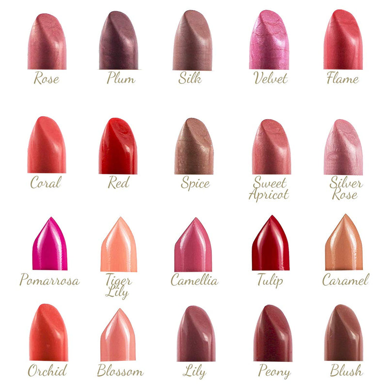 Lipstains Gold All-In-One Lipstick - Super Rich Conditioning Ingredients, Amazing Staying Power, Smudge Proof and a Diverse Color Range - From the UK (Silver Rose) Silver Rose - BeesActive Australia