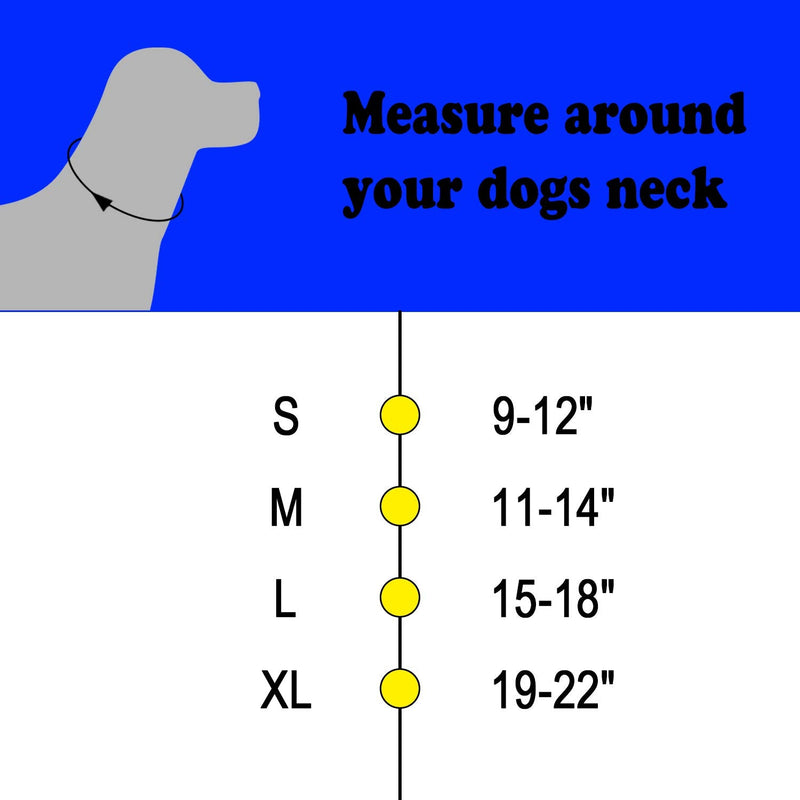 Dog Choker Collar Martingale Collar Training Double Row Chain Heavy Duty Collar for Medium Large Dogs L-20” (suitable for neck 15-18") - BeesActive Australia