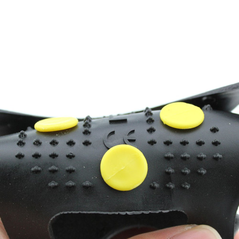 ODIER Ice Cleats Grippers for Shoes and Boots 24 Teeth Crampons 10 Teeth Micro Spikes Ice Cleats for Walk on Ice Snow and Freezing Mud 10-Teeth-B Small - BeesActive Australia