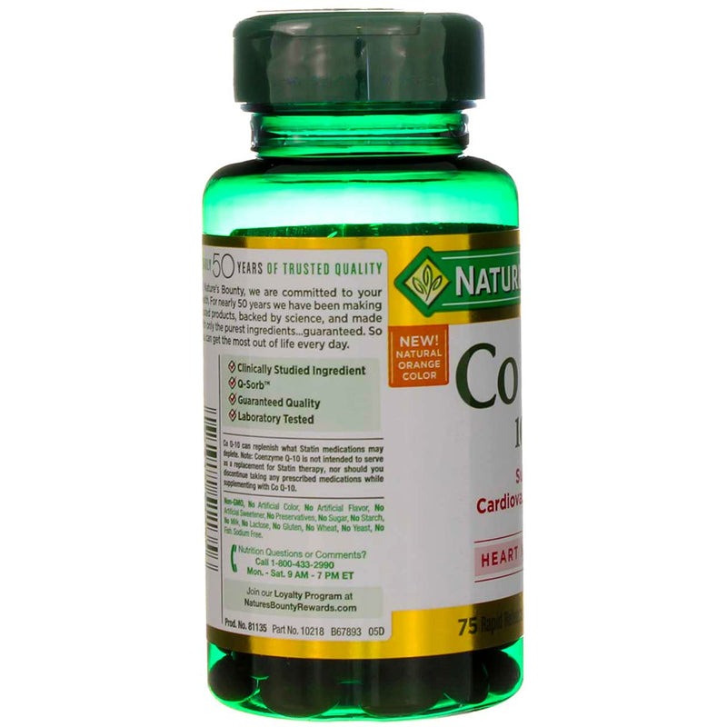 Nature's Bounty Co Q-10 100 mg Dietary Supplement Softgels - 75 ct, Pack of 2 - BeesActive Australia