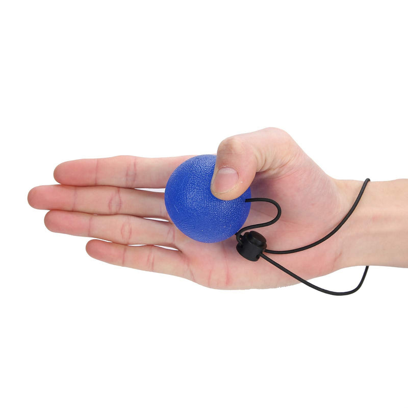 Silicone handle squeeze, with cord Antistress balls, hand trainer Finger trainer 3 pieces hand therapy balls Climbing ball hand training device for pressure relief(Blue30Orange20Green35 / degree) Blue30orange20green35 / Degree - BeesActive Australia