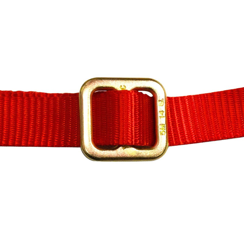 Fusion Climb 38" x 1" Lanyard with Double Locking True Captive Eye Steel Hook Red, Red/Silver, One Size - BeesActive Australia