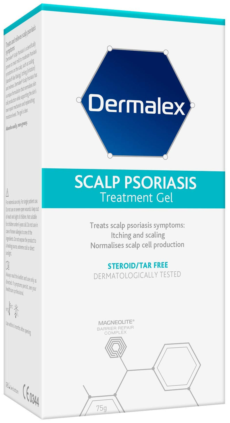 Dermalex Psoriasis Scalp Treatment Gel – Developed by Dermatologists to Treat Scalp Psoriasis Symptoms – 75 g - BeesActive Australia