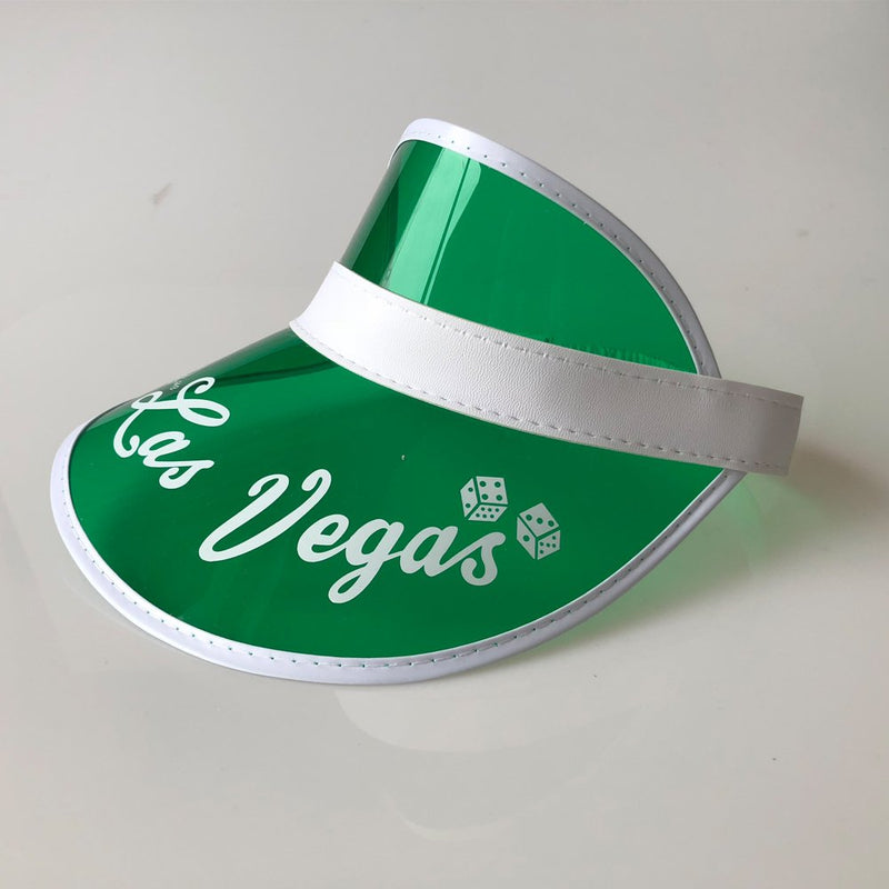 Yuanhe 5PCS Las Vegas Green Dealer Visors,Costume Hat, One Size Fits Most,Expandable Headband - BeesActive Australia