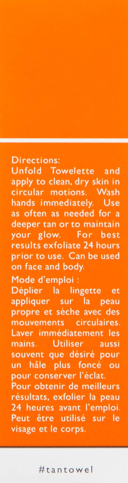 Tan Towel Total Body Tan Dark, 0.25 fl. oz. - BeesActive Australia