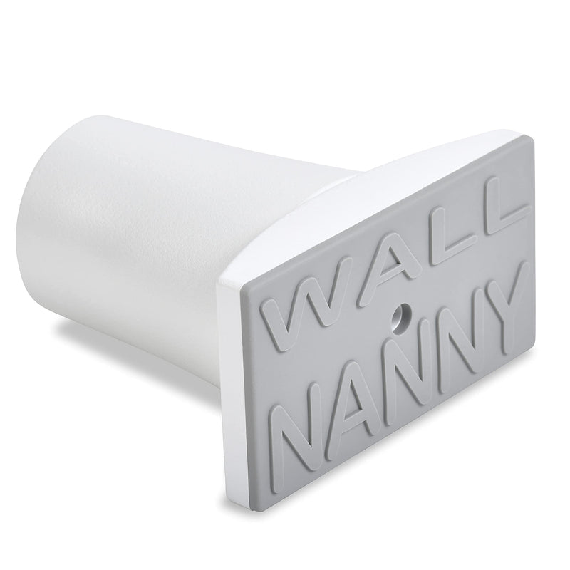 Wall Nanny Extender - 6 Inch Baby Gate Extension Kit (Made in USA) Extends Pressure Mounted Gates + Protects Walls + Stabilizes Gate - for Child, Pet & Dog Gates - Works on Stairs - Protector (4 Pack) White - BeesActive Australia