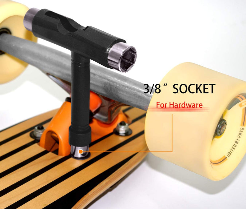 Bona Skate Tool 10-in-1 Multi-Function Skateboard Tools (Upgraded) Common black tool - BeesActive Australia