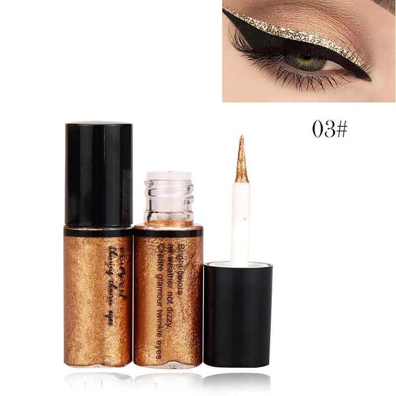 Glitter Eyeliner Eye Shadow, MKYUHP 10Pcs Long Lasting Luminous Shimmer Liquid Eyeshadow Makeup Set 10 Pcs - BeesActive Australia