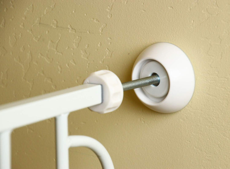 Baby Gate Guru Small Wall Protector 4 Pack - White - Cup Pads to Guard Your Walls from Pressure Mounted Baby Gates, Pet Gates, Safety Gates, Shower Curtain Rods, and More (4 Pack, White) - BeesActive Australia