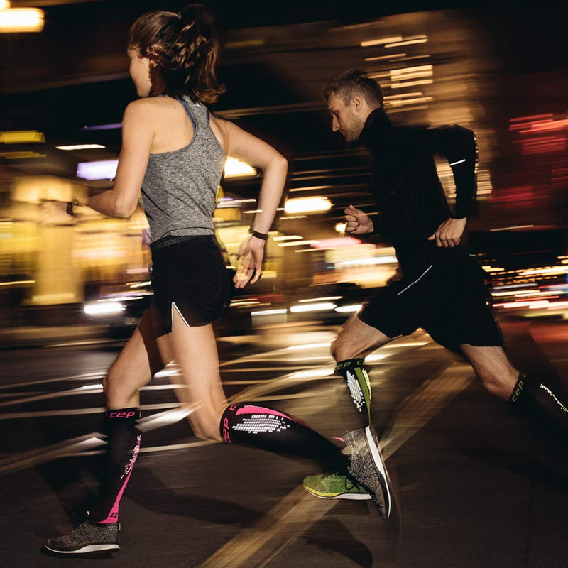 CEP - NIGHTTECH CALF SLEEVES REDESIGN for women | Reflective calf sleeves in black | size II - BeesActive Australia