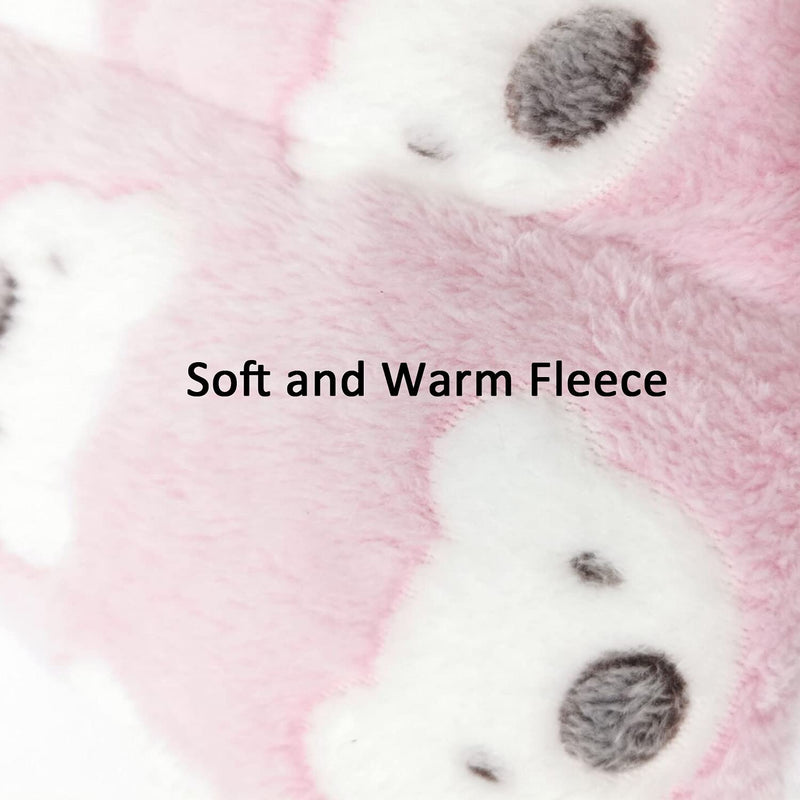 Littledropet Thick Fleece Ferret Sugar Gliders Hammock Pouch Sack Swing Hanging Bed for Rat Guinea Pig Squirrel and Other Small Animal L(13.7inch) Pink - BeesActive Australia
