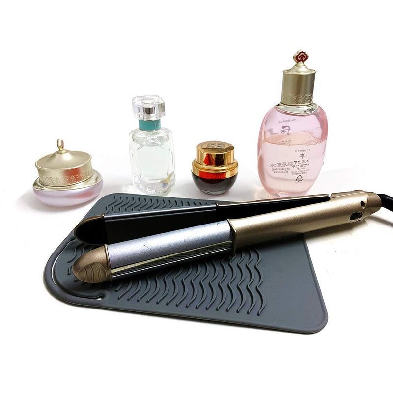 Heat Resistant Mat for Curling Irons, Hair Straightener, Flat Irons and Hair Styling Tools 9" x 6.5", Black - BeesActive Australia