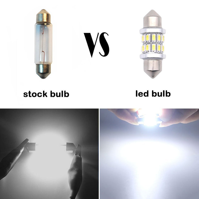 Shangyuan 31mm Marine LED Festoon Bulb for Navigation Light, Boat Light Bulbs for Boat Anchor Light, Boat Navigation Lights, Mast Masthead Light, Super Bright 12 Volt Bulbs for Boat Lights 2PCS - BeesActive Australia