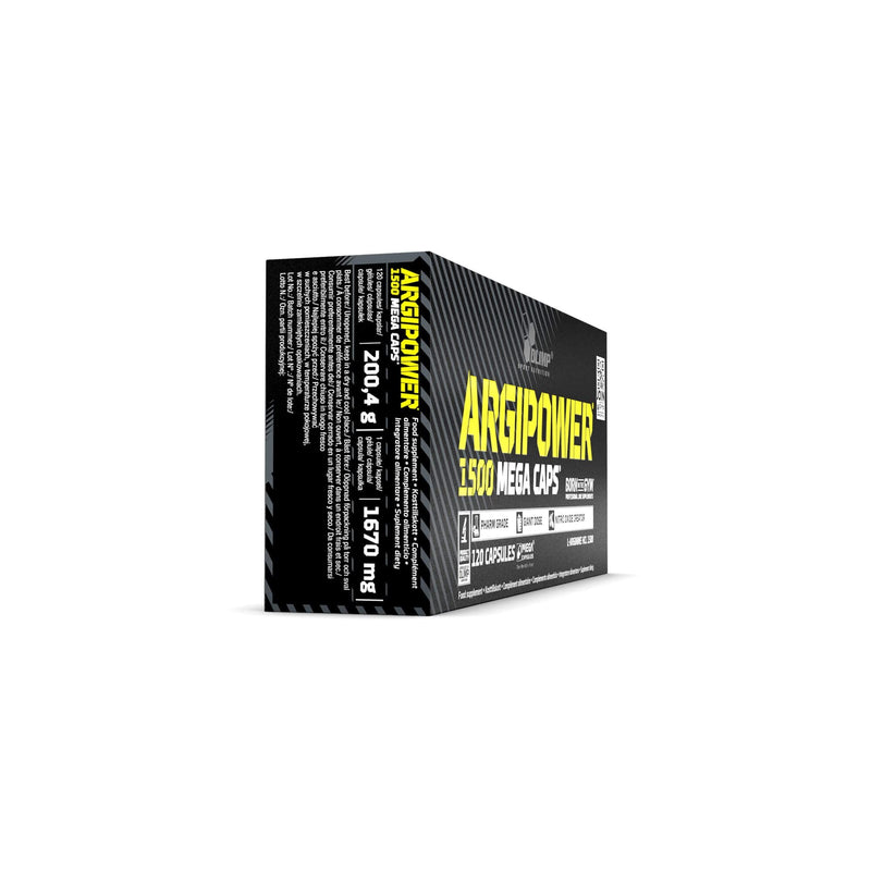 ARGIPOWER 120 Capsules | Hardcore Nitric Oxide | Pre-Workout Food Supplement | Large L-Arginine Dose - BeesActive Australia