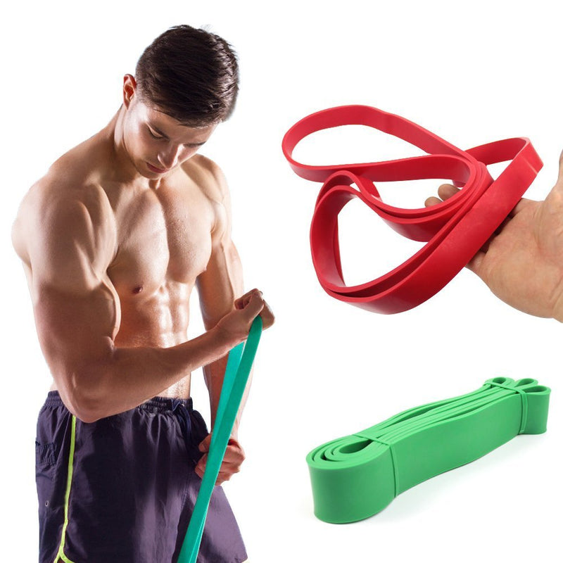 Firelong Basketball Resistance Band Training Dribbling Fitness Single Circle 6 Levels Strong Heavy Duty Professional Exercise Bands Natural Latex 41 Inch Loop blue 60-150lbs - BeesActive Australia