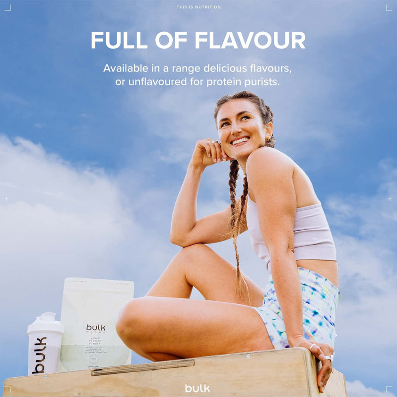 Bulk Vegan Protein Powder, Vanilla, 1 kg, Packaging May Vary 1 kg (Pack of 1) - BeesActive Australia