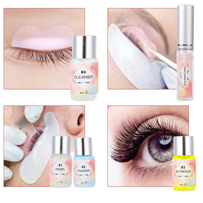 Ehinew Professional Lash Lift Kit Eyelash Perm Kit Lash Extensions Lash Curling Lash Lifting Kit Semi-Permanent Curling Perming Wave Suitable For Salon - BeesActive Australia