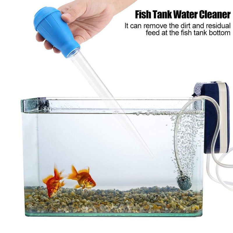 Pssopp Fish Tank Pipette Dropper Aquarium Gravel Cleaner Waste Remover Changer Aquarium Dropper Pipette Feeder Water Transfer Tool with Extension Tube - BeesActive Australia