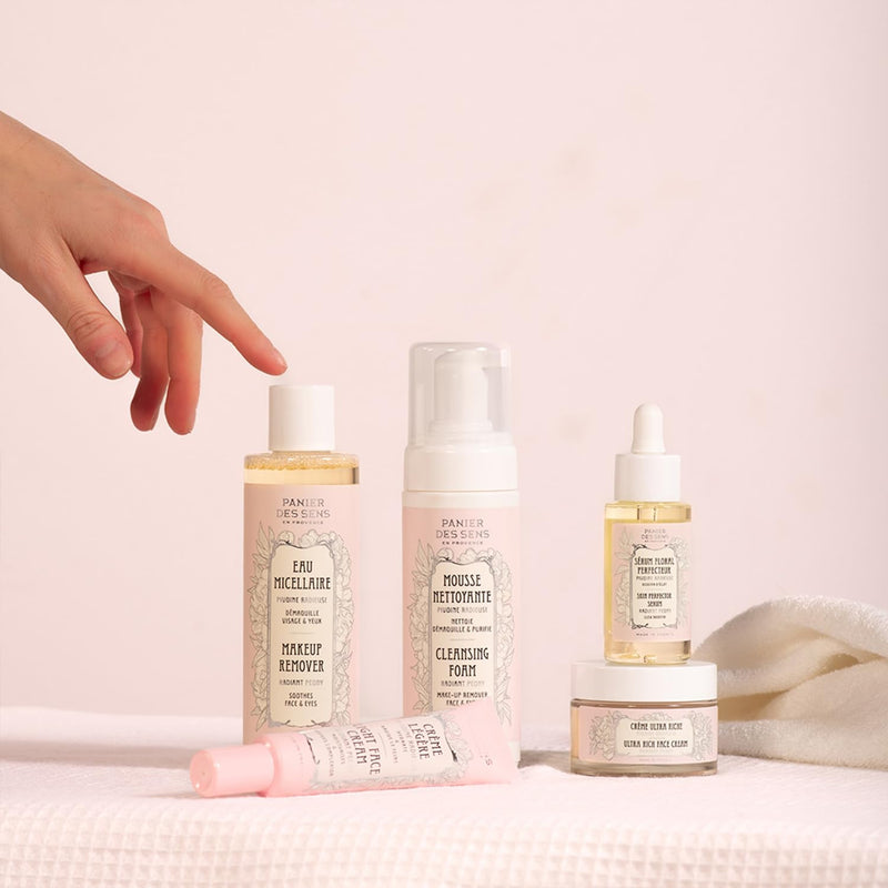 Panier des Sens Face Serum Radiant Peony facial skin care products- Made in France & 100% natural - 1 Floz/30ml - BeesActive Australia