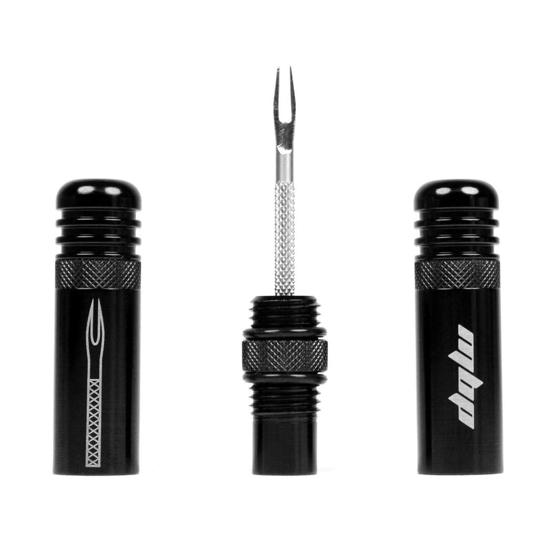 MBP Ultimate Cycling Tubeless Tire Repair Kit for MTB/Road/Gravel/Universal Tubeless Tires - Light Weight Alloy - All-in-ONE Tool - Includes Tire Plugs - Super Compact BLACK - BeesActive Australia