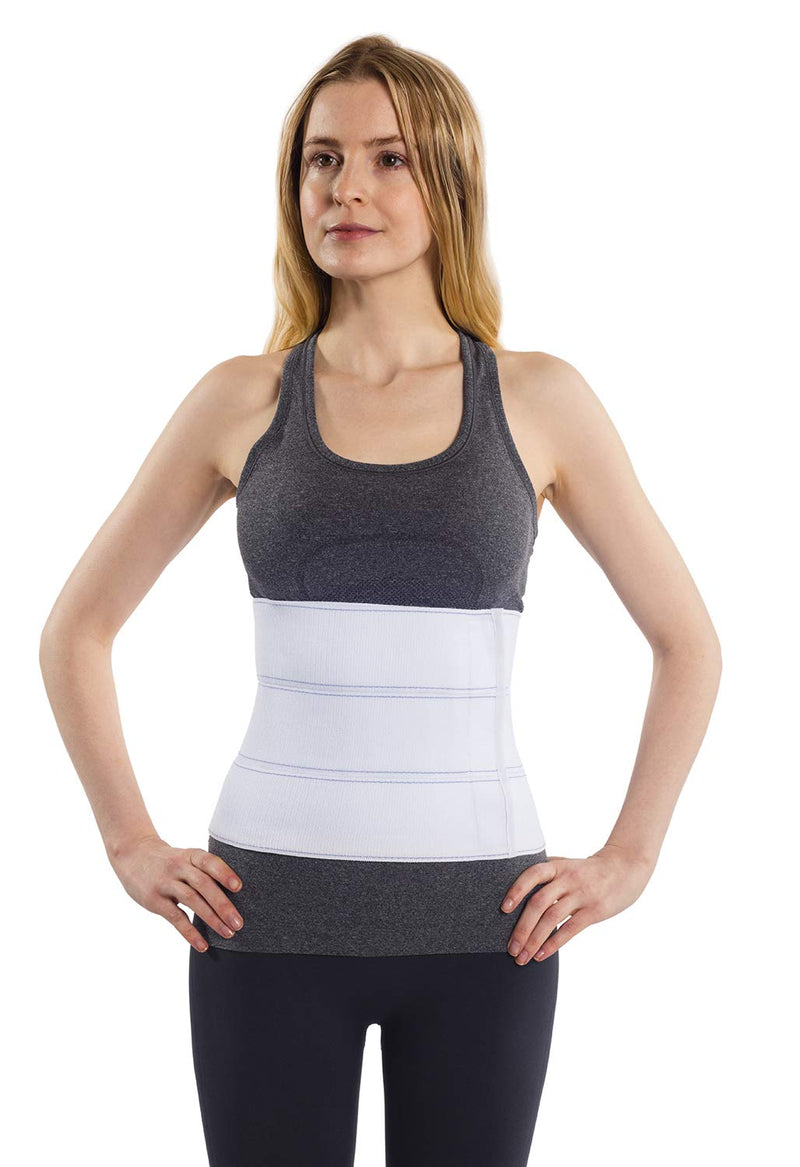 NYOrtho Abdominal Binder Lower Waist Support Belt - Compression Wrap for Men and Women MADE IN USA (30" - 45") 3 Panel - 9" 3 Panel - 9" High 30-45 Inch (Pack of 1) - BeesActive Australia